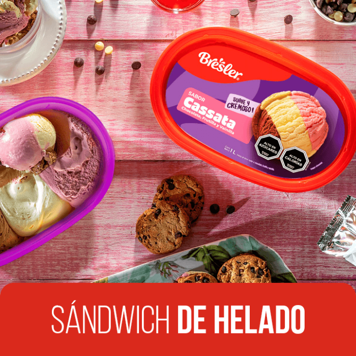 Sándwich de helado